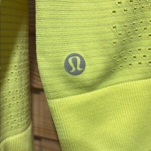 lululemon athletica Neon Yellow Long Sleeve Top